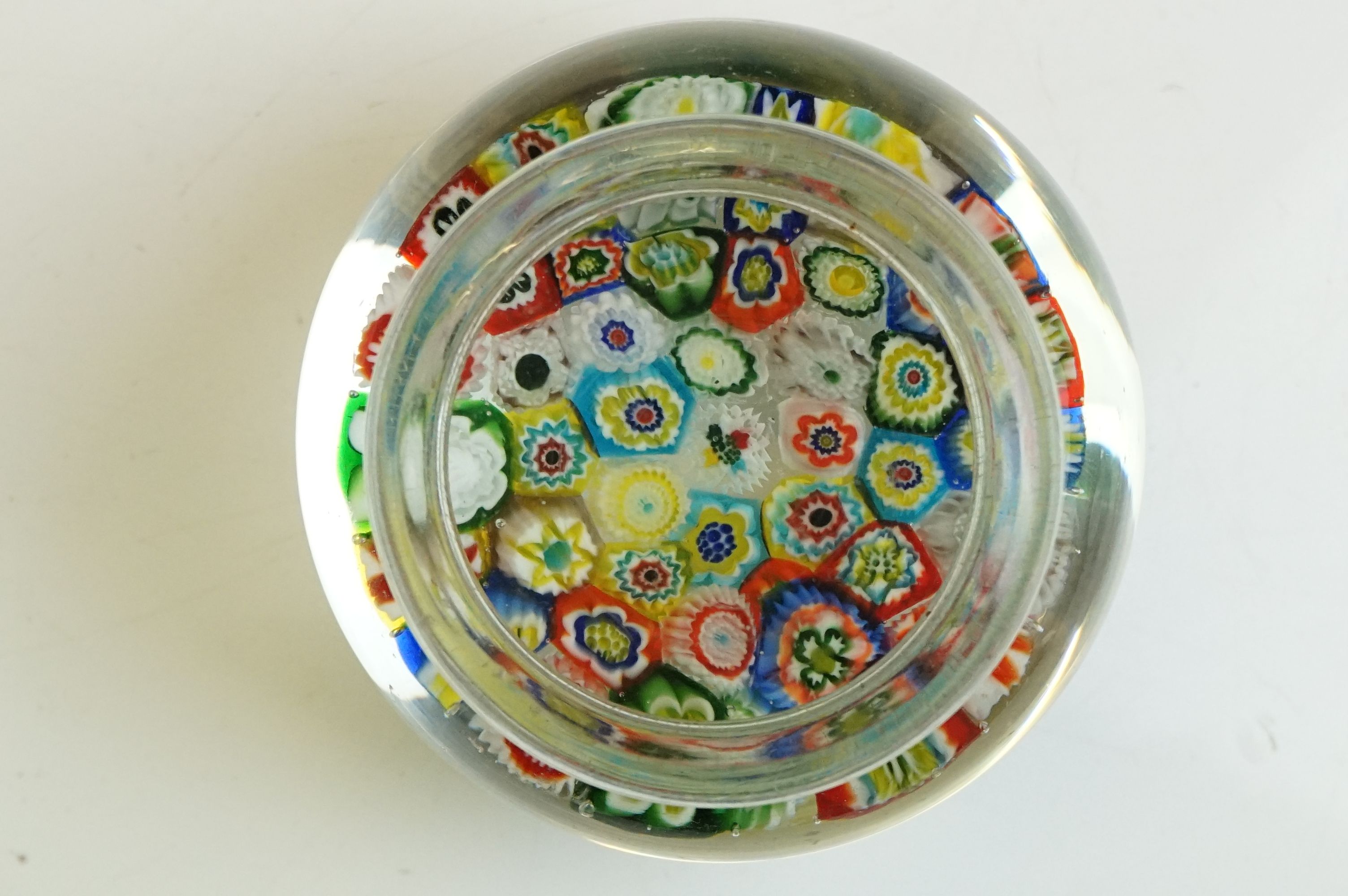 Mixed lot including Four Millefiori Glass Paperweights, Faience Double Inkstand / Standish, - Image 14 of 20