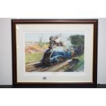 Terence Cuneo, Signed Limited Edition Print titled ' Mallard ' no. 95/850, image measures 26cm x