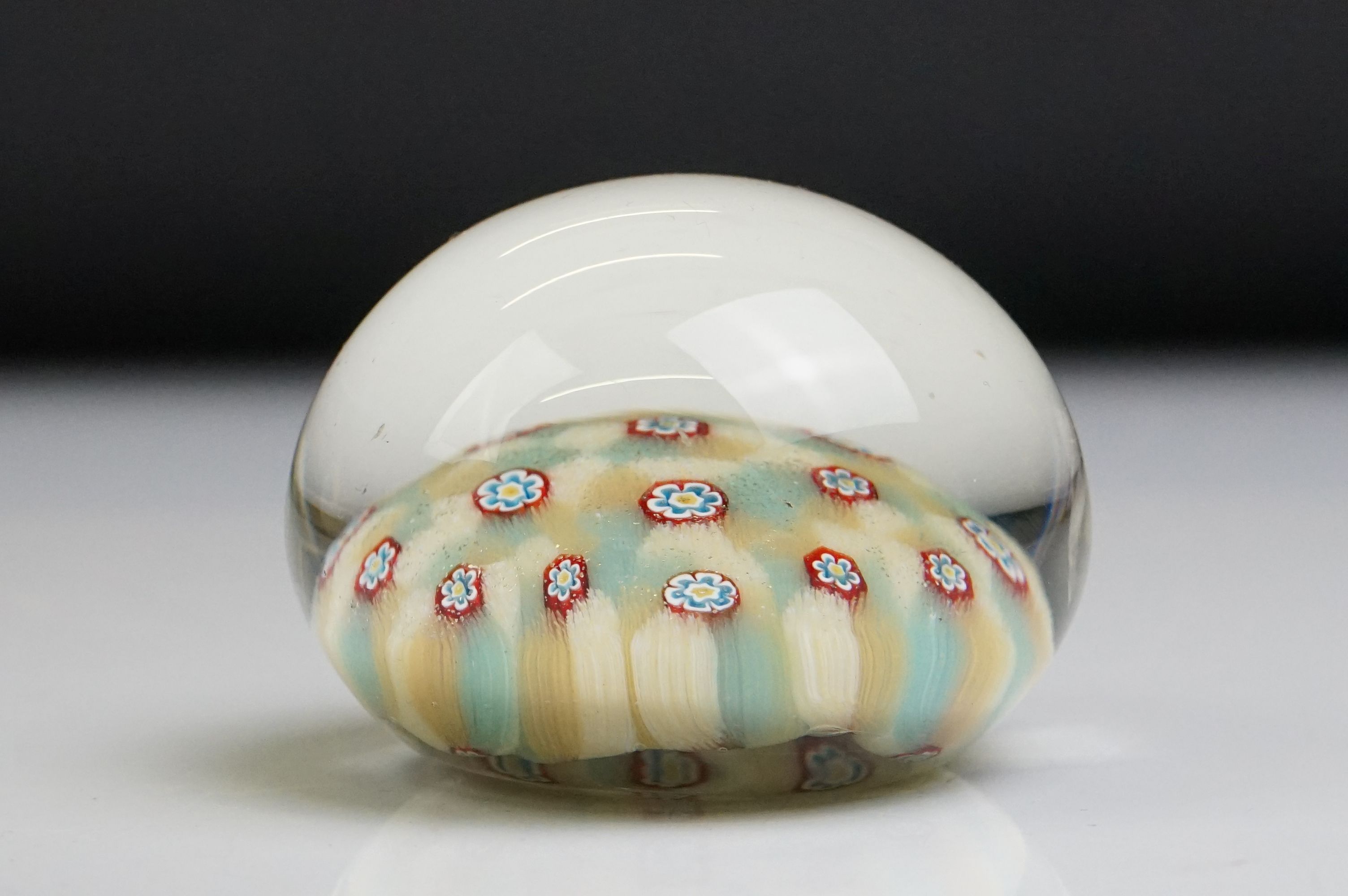 Mixed lot including Four Millefiori Glass Paperweights, Faience Double Inkstand / Standish, - Image 16 of 20