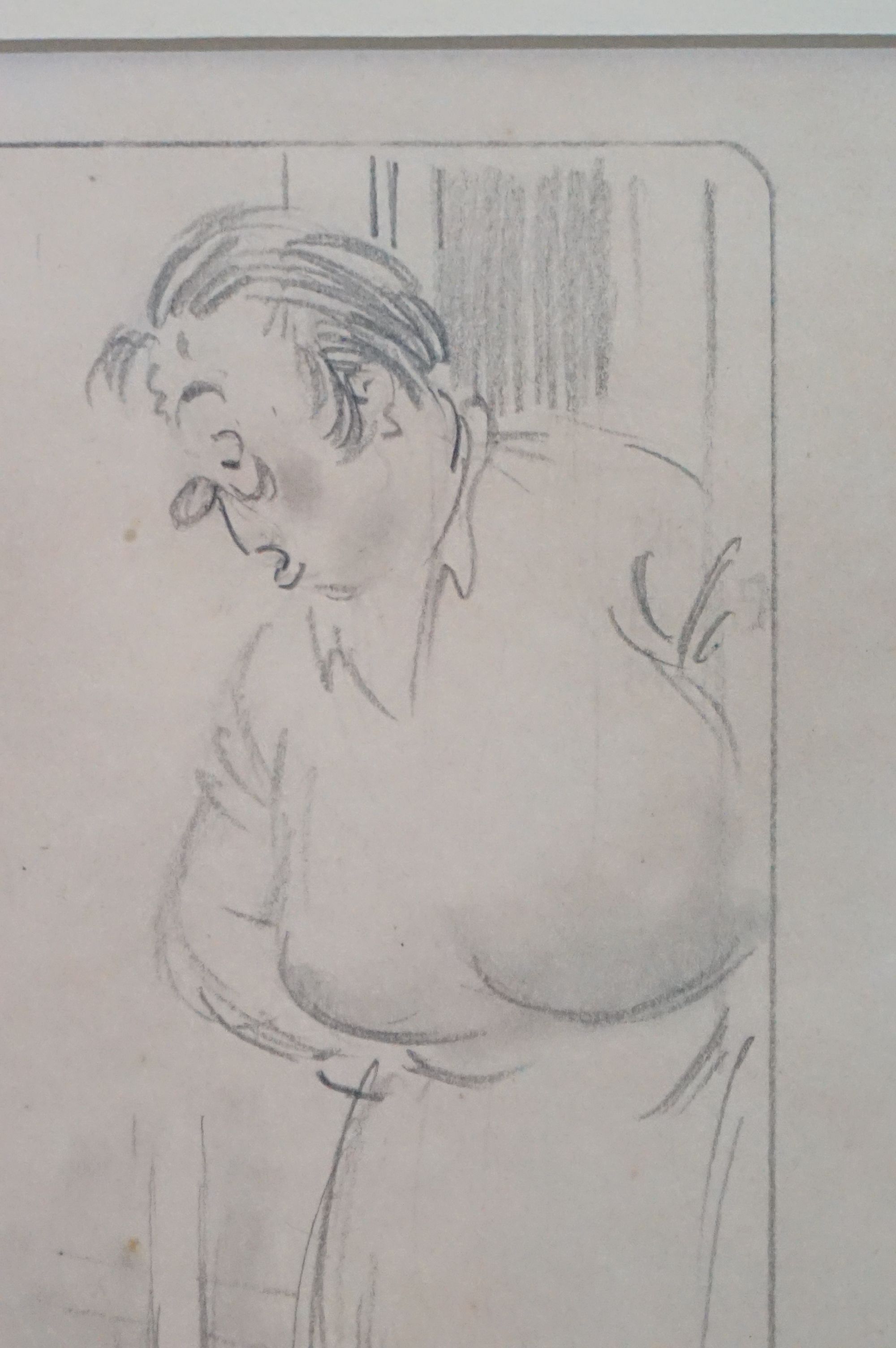 Bamford artist Donald Fraser Gould McGill (1875-1962), an original pencil cartoon study ' Can yer - Image 5 of 9