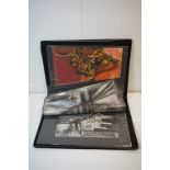 Tiger Brand A1 size Artist's Folder containing approx. 13 pockets holding various abstract
