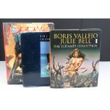 Group of mostly Fantasy Art related books, subjects include Boris Vallejo, Julie Bell etc