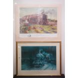 Terence Cuneo, Signed Limited Edition Print titled ' Out of the Night ' no. 18/500, image 40cm x