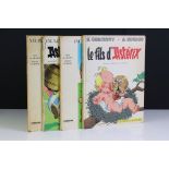 Asterix The Gaul - Four French language hardback books, to include Asterix Chez Les Bretons, Asterix