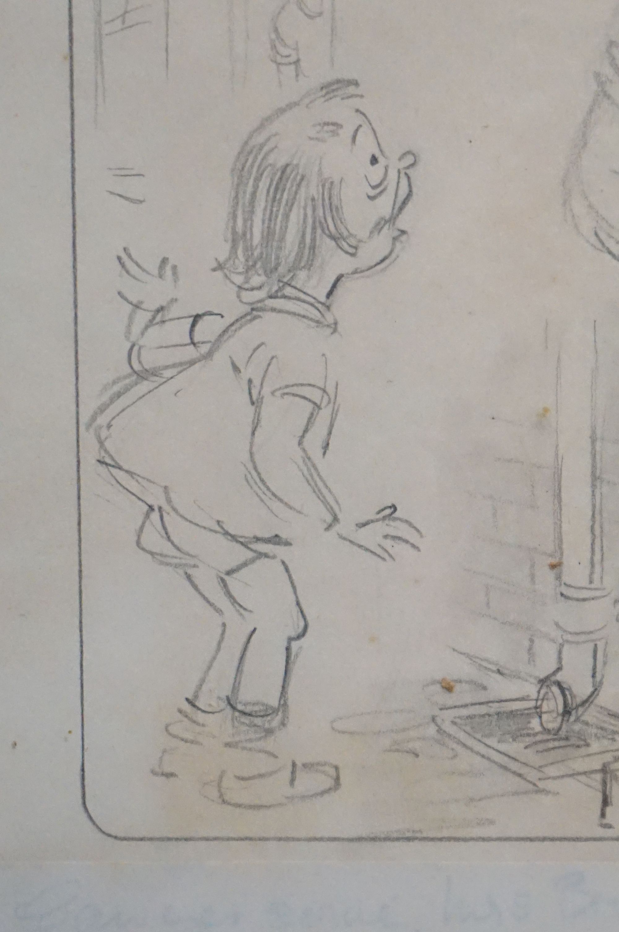 Bamford artist Donald Fraser Gould McGill (1875-1962), an original pencil cartoon study ' Can yer - Image 4 of 9