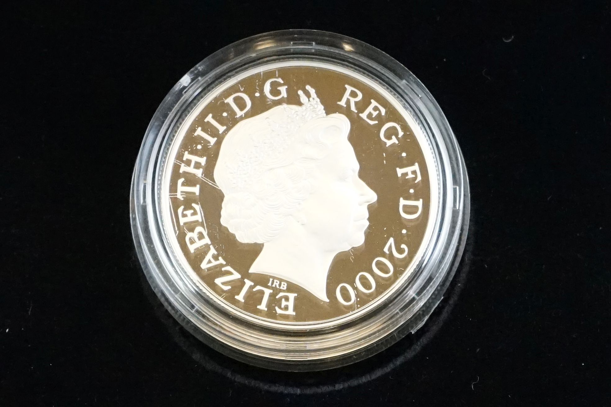 A collection of three Royal Mint United Kingdom silver proof crown coins to include the 2000 - Image 4 of 13