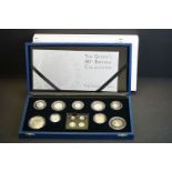 A Royal Mint 2006 United Kingdom 'The Queen's 80th Birthday Collection' silver proof coin set