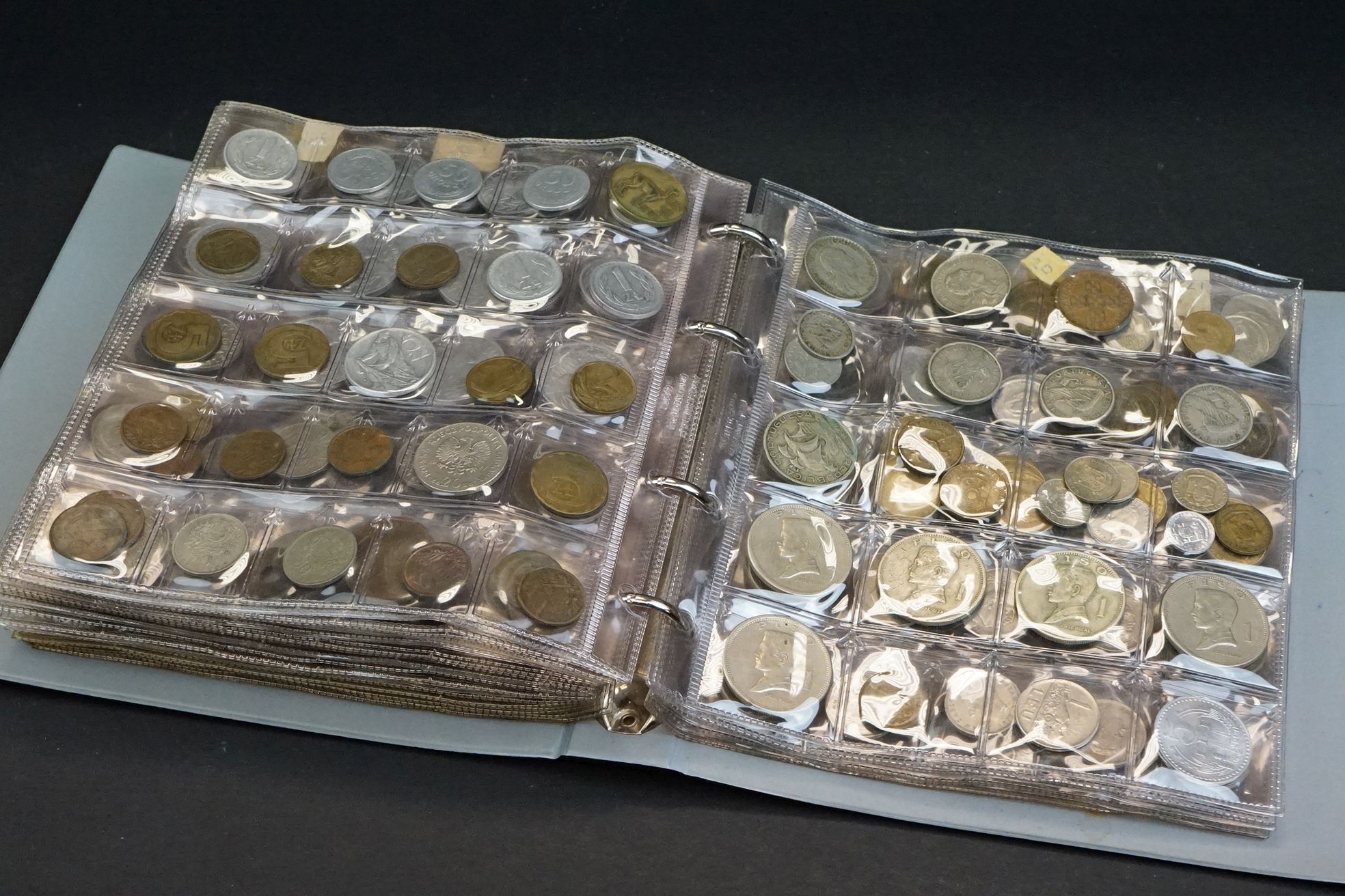 A large collection of mainly British pre decimal silver coins together with foreign coins, - Image 8 of 8