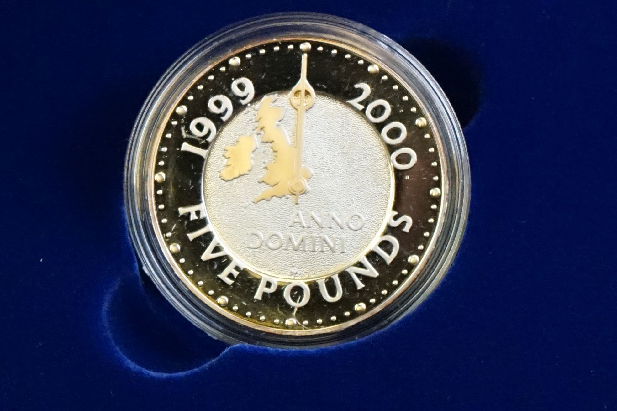 A collection of three Royal Mint United Kingdom silver proof crown coins to include the 2000 - Image 11 of 13