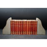 Set of 13 Shakespeare Handy-Volume books, published by Bradbury, Agnew & Co London, with two