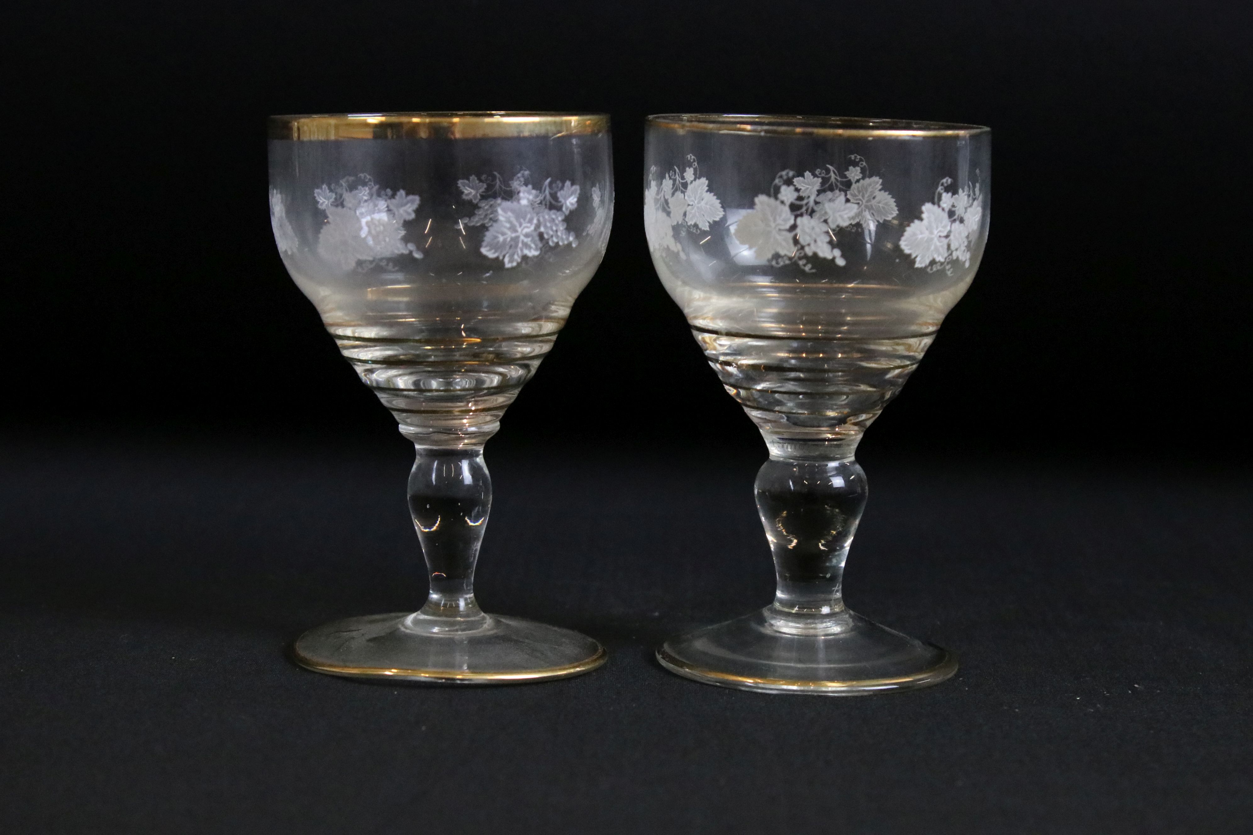 Set of Six Waterford Crystal Liqueur Glasses together with Two Trays of Mixed Glass ware including - Image 10 of 13