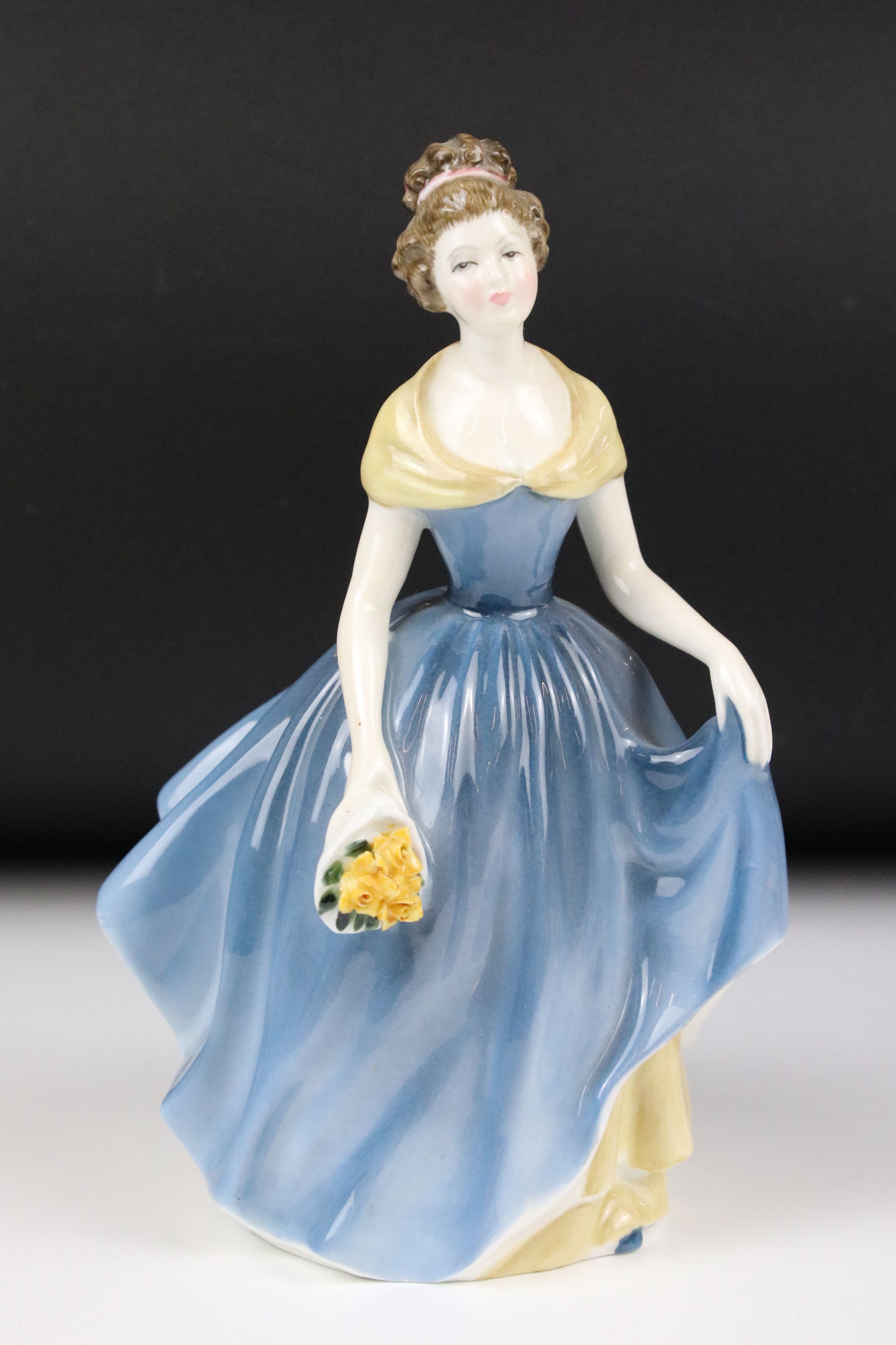 Nine Royal Doulton figures to include: HN3266 'Diana', signed 'Michael Doulton 19 July 1990', HN2229 - Image 8 of 29