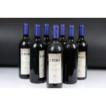 Wine - 1996 I Pini Vendemmia x 8 & four other Italian reds (12 bottles)