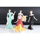 Four Royal Doulton Figurines including Diana, Alana, Katie and Belle