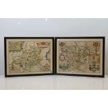 Merionethshire - Speed (John), described George Humble, circa 1627, hand coloured, engraved map,