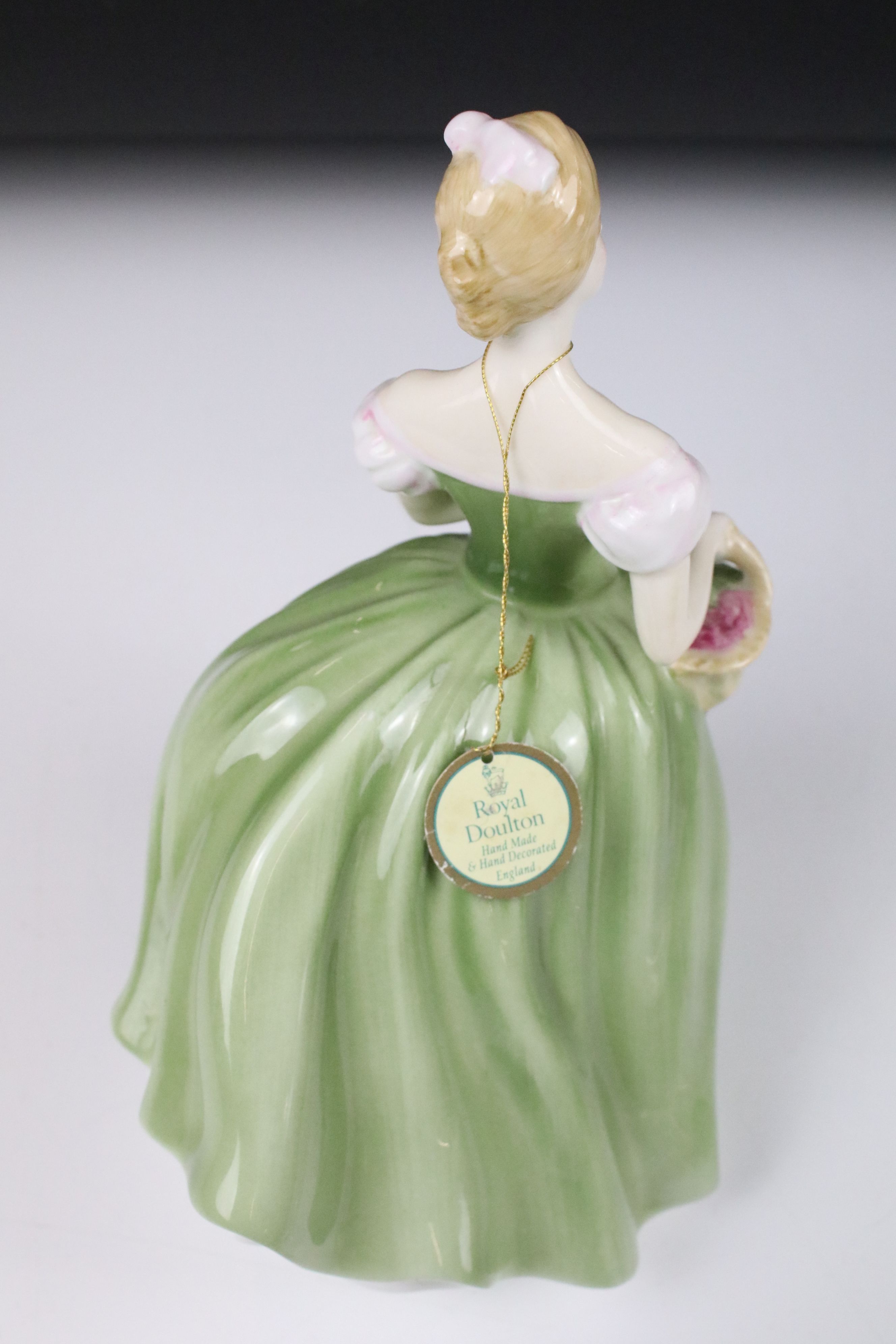 Nine Royal Doulton figures to include: HN3266 'Diana', signed 'Michael Doulton 19 July 1990', HN2229 - Image 6 of 29