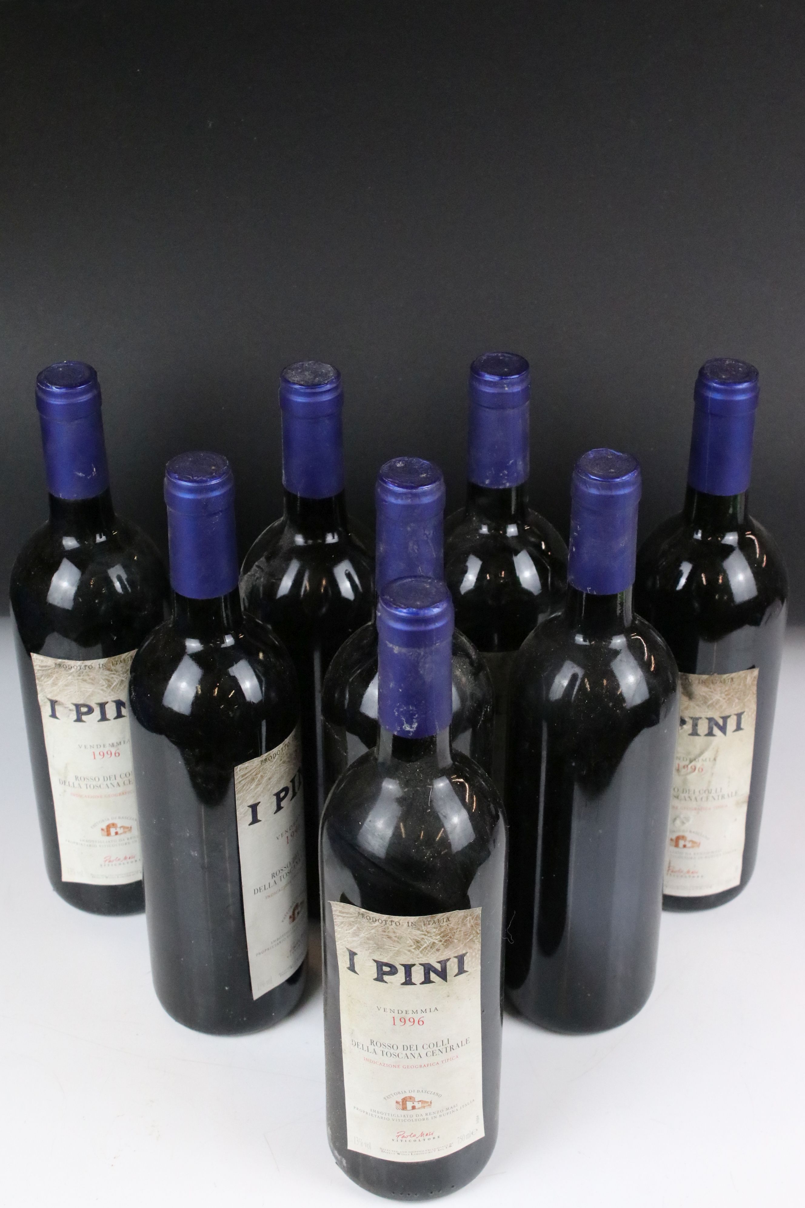 Wine - 1996 I Pini Vendemmia x 8 & four other Italian reds (12 bottles) - Image 4 of 4