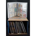 Cigarette cards - Collection of several hundred silks in eight modern binders, nature, sport,