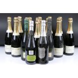 Wine - Bele Casel, Asolo Prosecco x 13 & five other bottles of Prosecco (18 bottles)