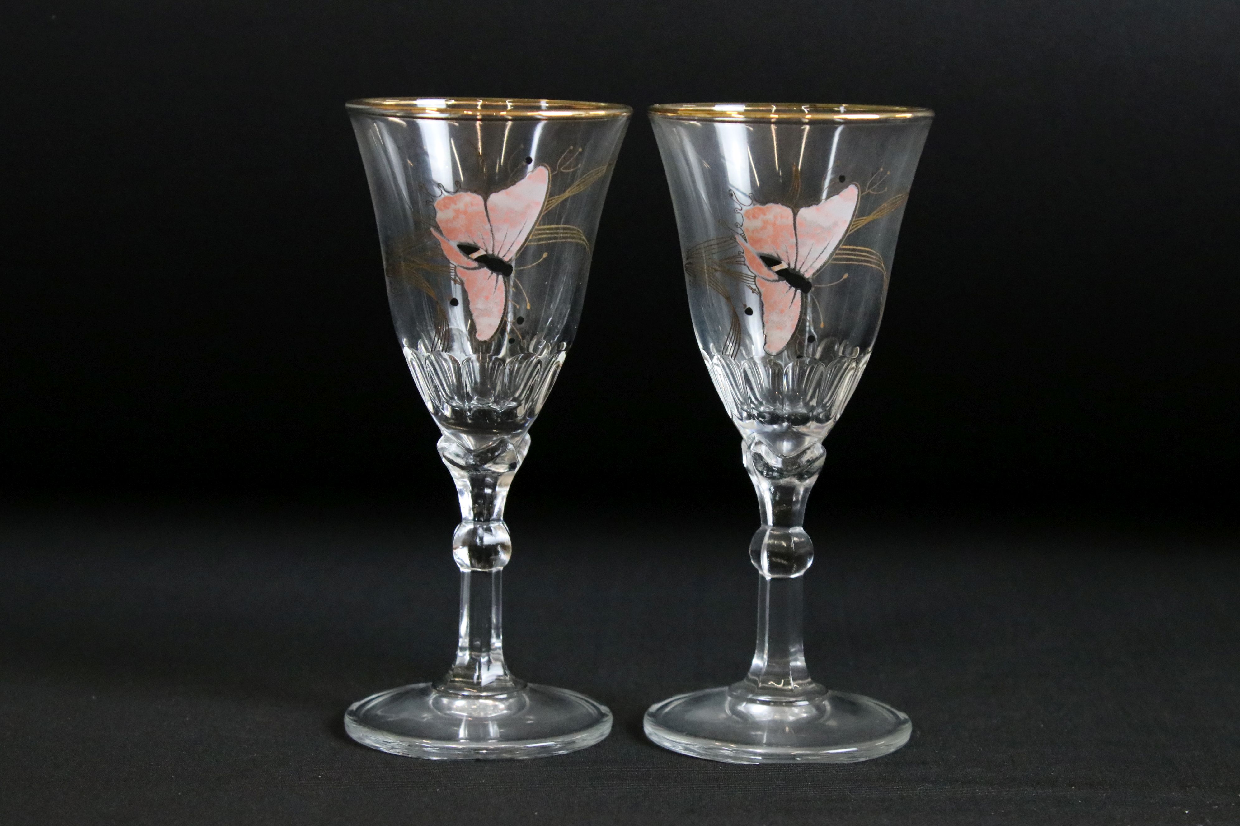 Set of Six Waterford Crystal Liqueur Glasses together with Two Trays of Mixed Glass ware including - Image 9 of 13