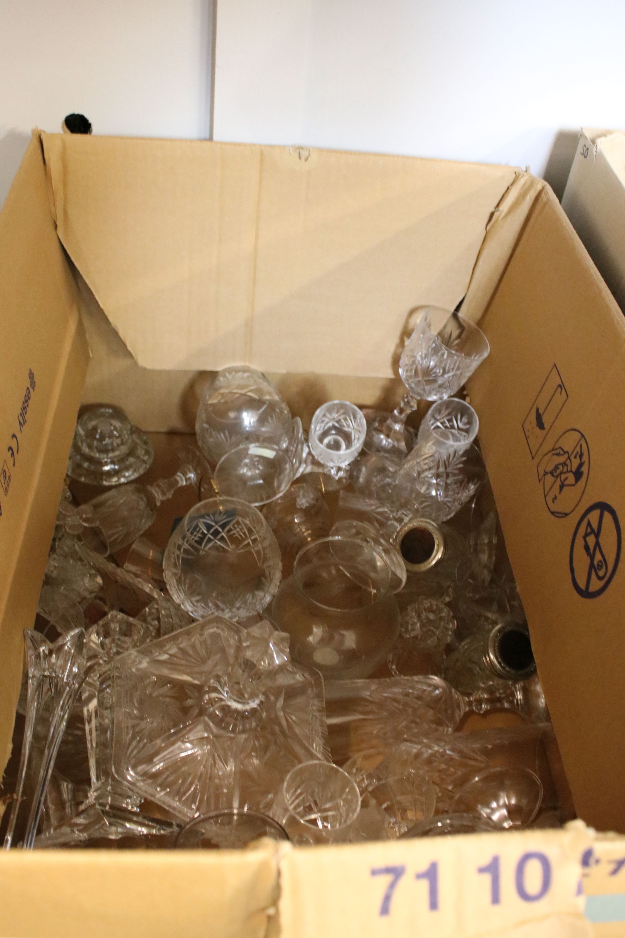 Set of Six Waterford Crystal Liqueur Glasses together with Two Trays of Mixed Glass ware including - Image 13 of 13