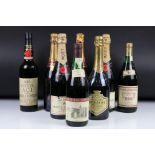 Four Bottles of Champagne being Moet & Chandon x 2, Roche Lacour Cremant De Limoux 1991, Laurent-