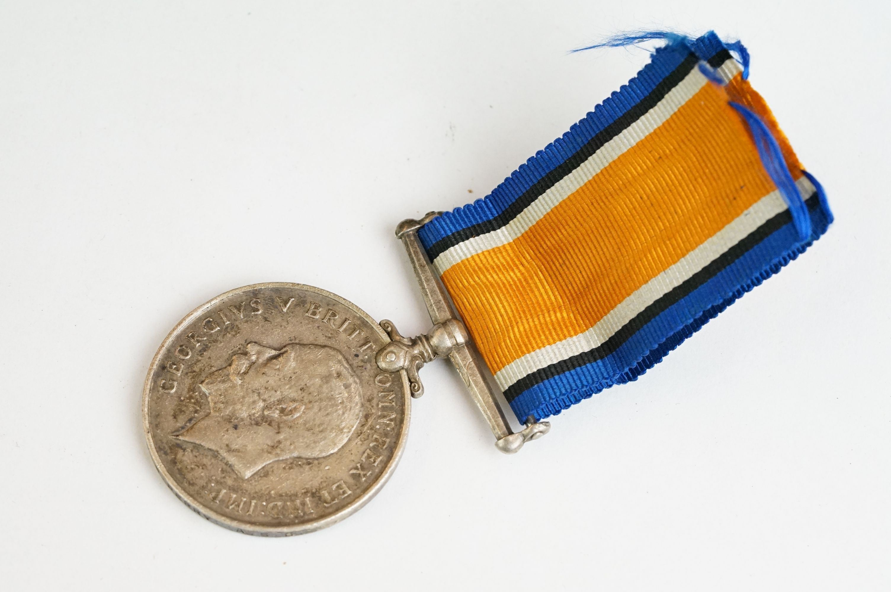 A British World War One full size medal trio to include the 1914-15 star medal, the 1914-18 - Image 5 of 10