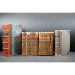 Group of 18th & 19th century books, to include Shakespeare 1774 x 8, Works of William Shakespeare
