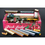 45 OO gauge items of rolling stock to include coaches and wagons featuring Hornby & Triang examples