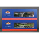 Two boxed Bachmann OO gauge locomotives to include 31087 GWR 3200 Earl Class 9003 GWR Green and