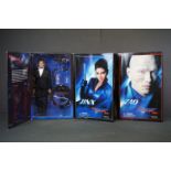 Three Boxed Sideshow James Bond 007 ' Die Another Day ' collectible 12" figures to include 7713 -