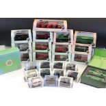 24 Cased 1/76 Oxford diecast models to include 18 x Commercials, 4 x Omnibus and 2 X Automobile plus