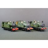 Three kit built cast metal O gauge GWR 0-6-0 locomotives to include 1308 Lady Margaret, 530 & 831