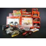 Quantity of OO gauge model railway to include boxed Hornby R689 GWR Freight set (box containing
