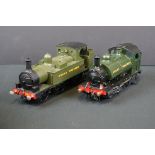 Two kit built cast metal O gauge GWR 0-6-0 locomotives to include 635 & 1362