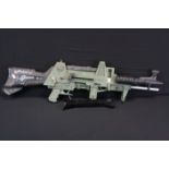 Original Topper Johnny Seven OMA Multi Action Machine Gun, missing accessories, dusty with wear