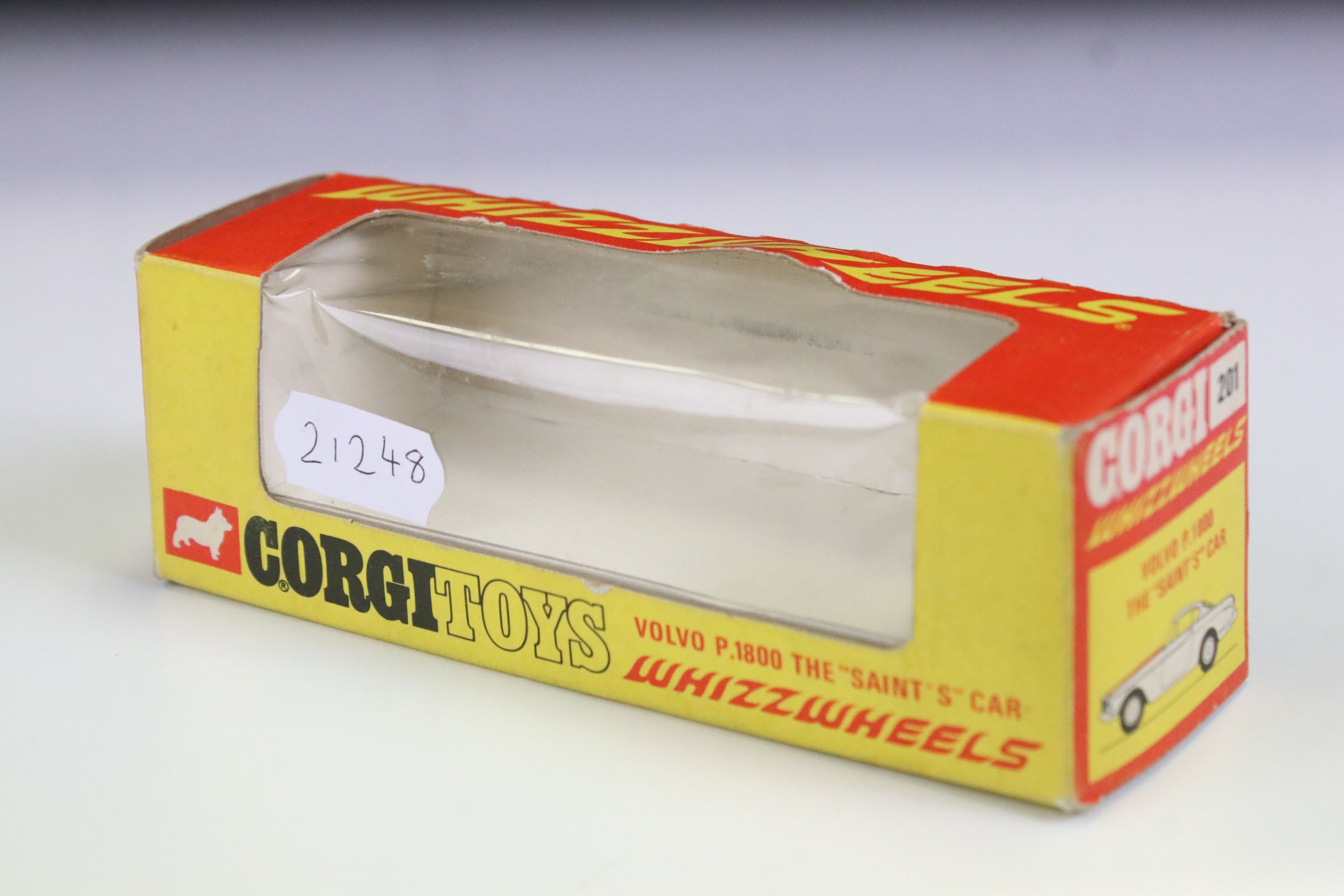 Boxed Corgi Whizzwheels 201 The Saint's Car Volvo P 1800 diecast model, red bonnet version, - Image 6 of 8