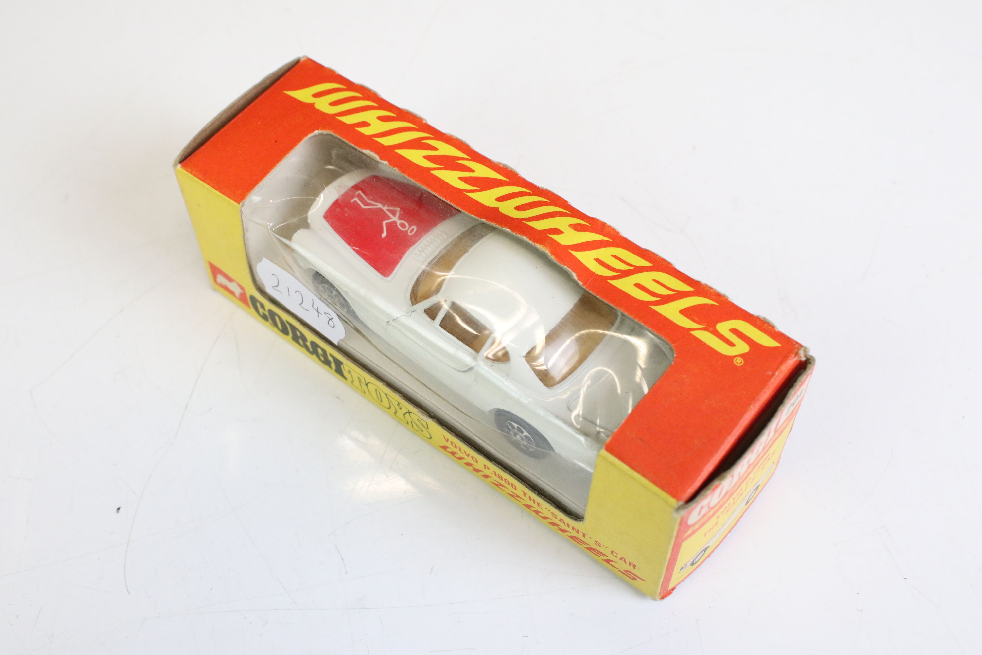 Boxed Corgi Whizzwheels 201 The Saint's Car Volvo P 1800 diecast model, red bonnet version, - Image 3 of 8