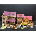 Collection of Epoch / Flair Sylvanian Families figures and accessorirs to include boxed Luxury Brass