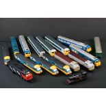 17 Triang & Hornby OO gauge locomotives, cars and associated rolling stock, mainly locomotives to