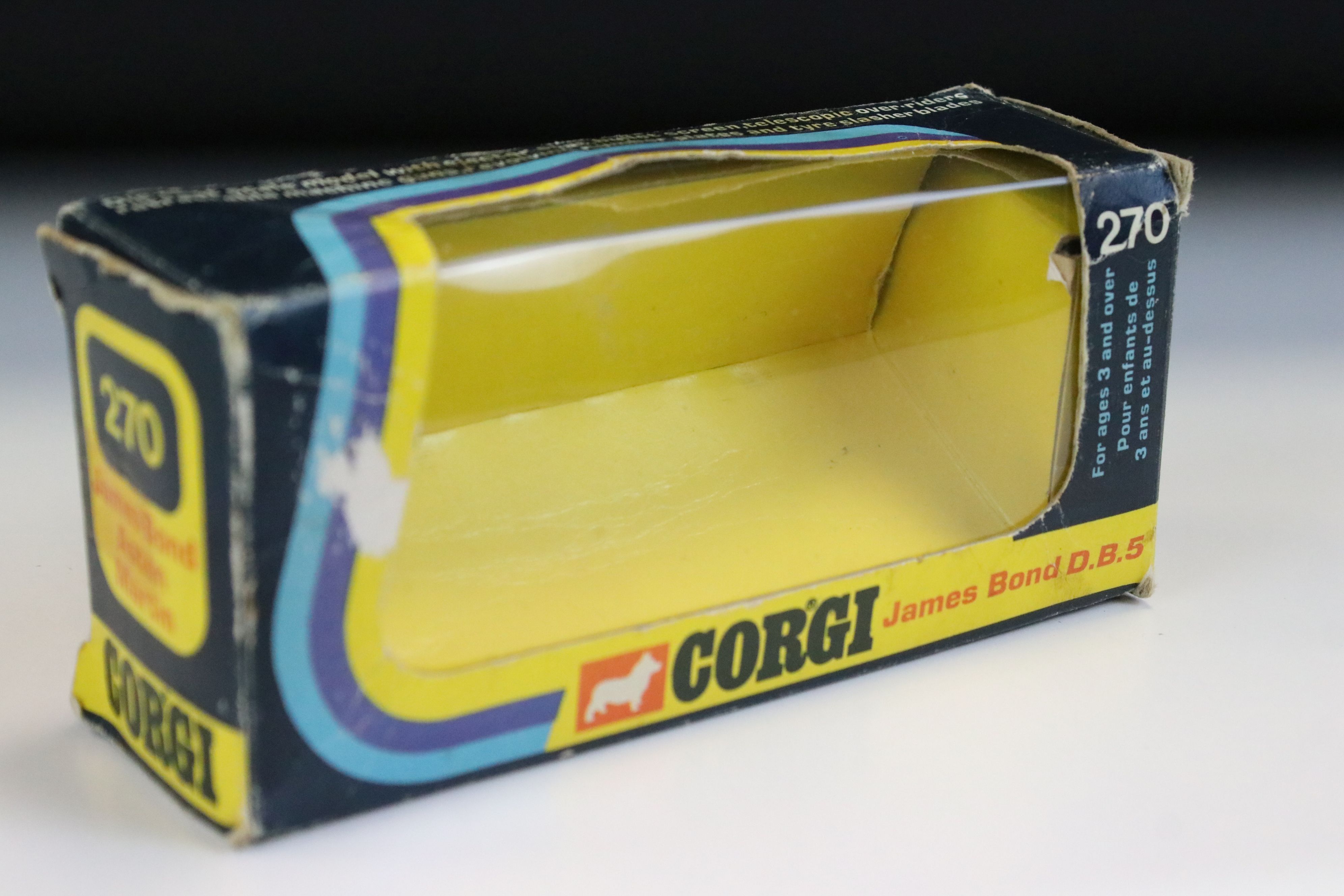 Boxed Corgi 270 James Bond 007 DB5 with secret instructions, diecast gd with a few paint chips, - Image 9 of 12