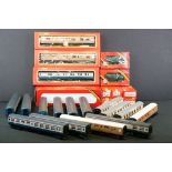 12 Boxed Hornby OO gauge items of rolling stock to include R739 Operating Breakdown Crane, R339,