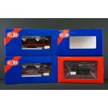 Three boxed Heljan OO gauge locomotives to include 1321 1369 GWR green Great Western, 9001