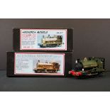 Two boxed & kit built Agenoria Models O gauge brass locomotives to include AM13/7 Hudswell Clarke/