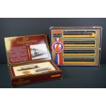 Boxed Lima OO gauge Golden Series 4 car set plus a boxed Hornby OO gauge R763 Ex-Caledonian LMS 4-