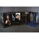 Three boxed Sideshow Collectibles James Bond 007 'GoldenEye' collectible 12" figures to include 7724