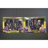 Two boxed Neca Teenage Mutant Ninja Turtles TMNT figure sets to include Shredder and Krang and