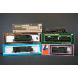 Five boxed OO gauge locomotives to include Wrenn W2218 2-6-4 Tank BR, Replica Railways No 11041