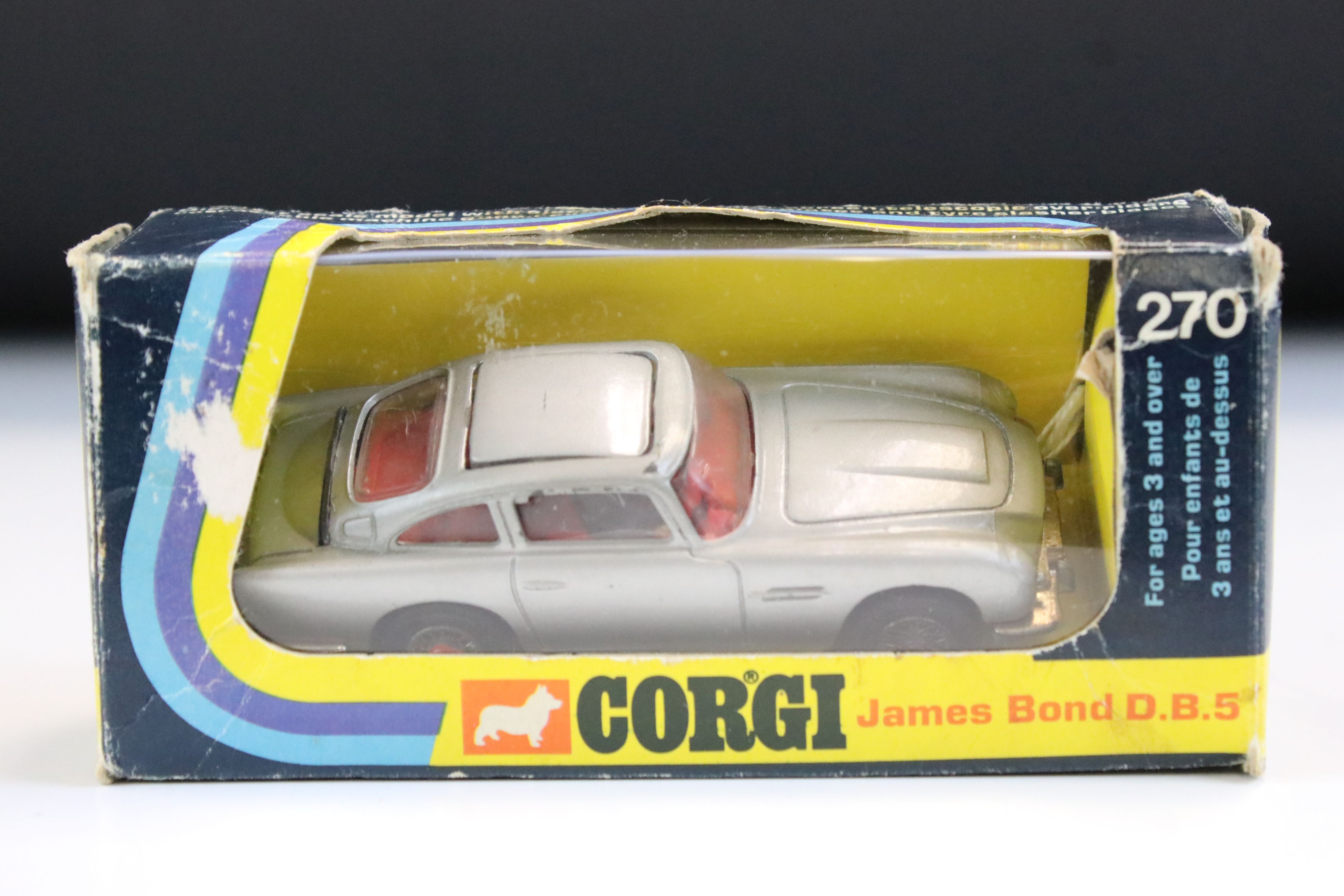 Boxed Corgi 270 James Bond 007 DB5 with secret instructions, diecast gd with a few paint chips, - Image 12 of 12