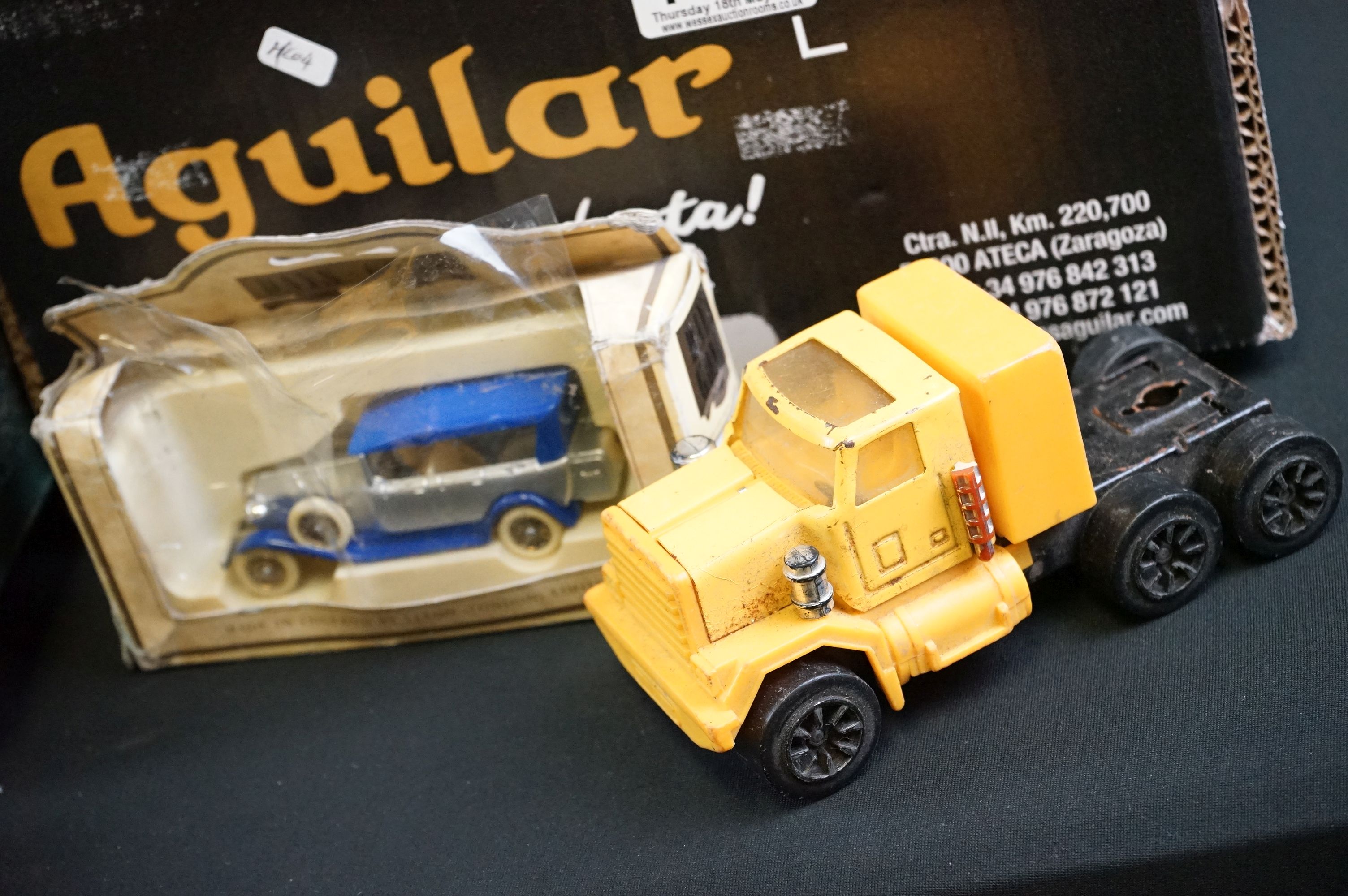 Around 60 play worn diecast models to include Matchbox, Corgi and Zylmex examples, featuring - Image 9 of 12